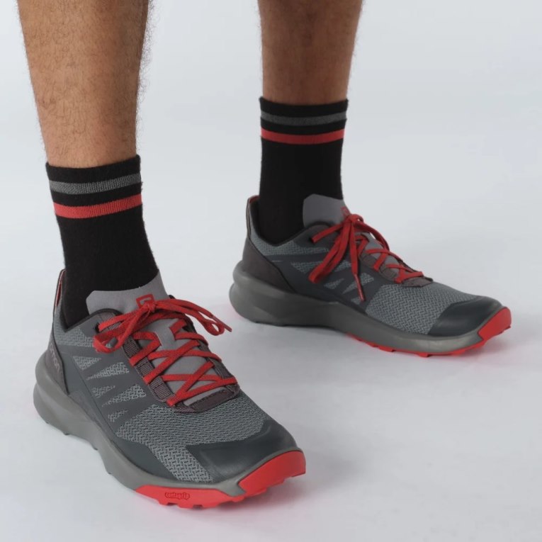 Tenis Senderismo Salomon Patrol Hombre Grises Oscuro | MX RFTW830